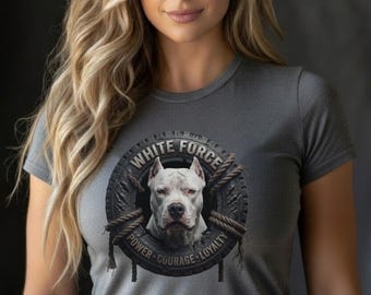Dogo Argentino Shirt, Guardian Breed Graphic Tee, Loyal Owner Gift