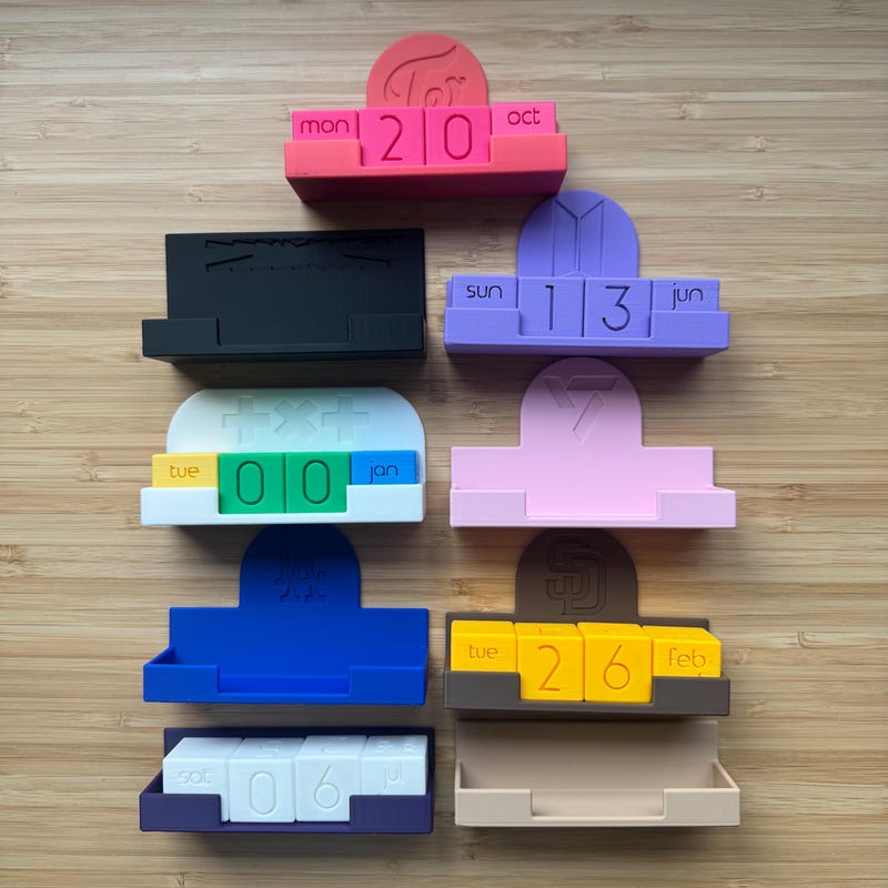 Block Calendar - Etsy