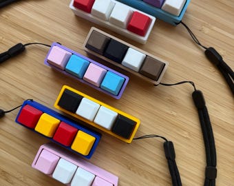 4 Key Mechanical Keyboard Fidget | Customizable | Personalization