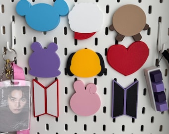 Pegboard Filler | BT Series | K-Pop Decor | SKADIS Pegboard