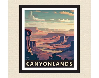 Canyonlands National Park Art Poster