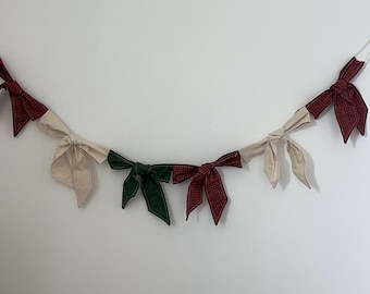 Christmas Bow Garland