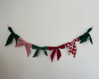 Christmas Bow Garland