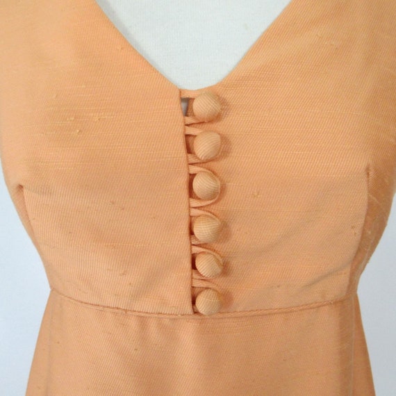 Vintage 60s Peach Mini Party Dress & Jacket Set S - image 5