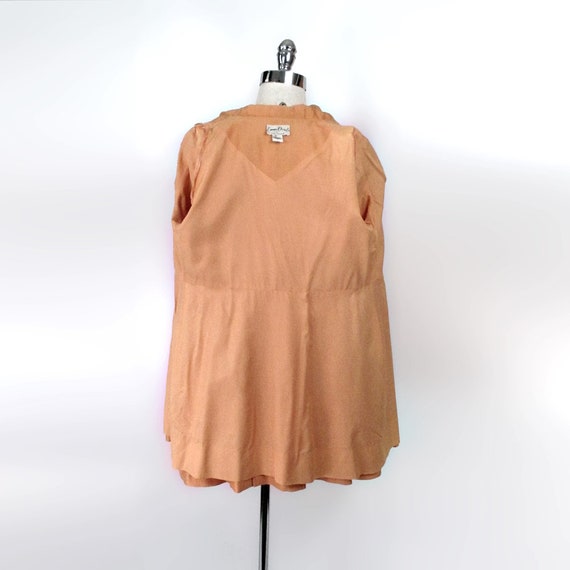Vintage 60s Peach Mini Party Dress & Jacket Set S - image 7