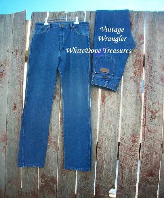 SALE Vintage Wrangler Jeans Men 33x34 13MWZ Western Cowboy - Etsy