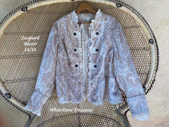 ジャケット・アウター 80s archive EURO Jacquard design jacket 80s archive EURO Jacquard design jacket