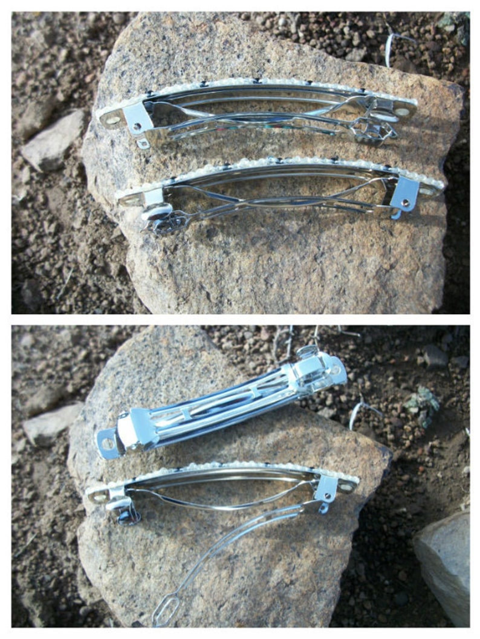 Native Beaded Hair Barrettes Indian Design Beaded Hair Comb Etsy