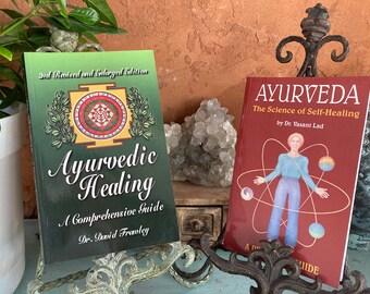 Ayurvedic Healing Book Traditional Holistic India Indian Medicine Woman Herbal Balance Detox Family Care Pranic Healing Energy Worker Gift