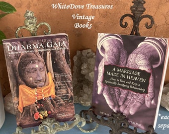 Vintage Dharma Gaia Book, Earth Love Anthology, A Marriage Made in Heaven Book, Indian Love Story Spiritual Romance Zen Essays Buddhist Gift