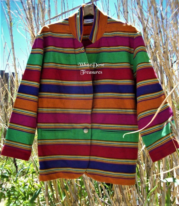 Unisex Rainbow Jacket, LGBTQ Jacket, Vintage Guate