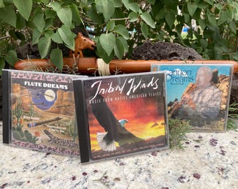 Música de flauta nativa americana clásica, sueños de cañón, vientos tribales, sueños de flauta, meditación, yoga, tranquilidad del suroeste, varios artistas, canción de viento