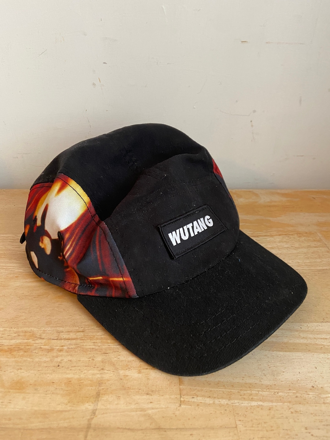Vintage Black Wu-tang Five Panel Hat - Etsy