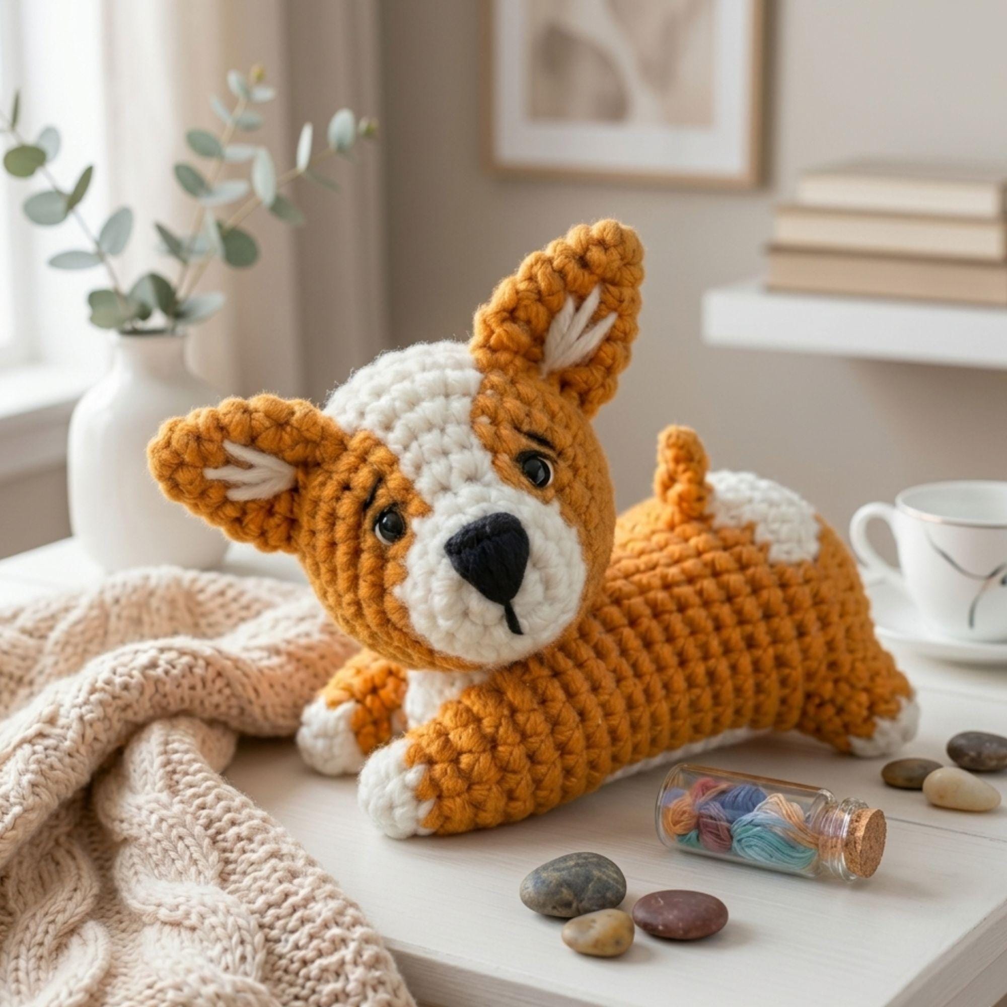 Beginner-Friendly Corgi Plush Pattern