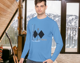 I'm Difficult Ski Long-Sleeve T-Shirt, Black Diamond Design