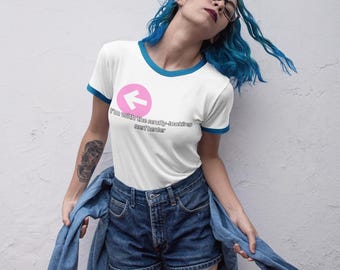 Star Wars Quote Ringer T-Shirt: Unisex Cotton Humor Apparel, Gift for Her, Geek Gift