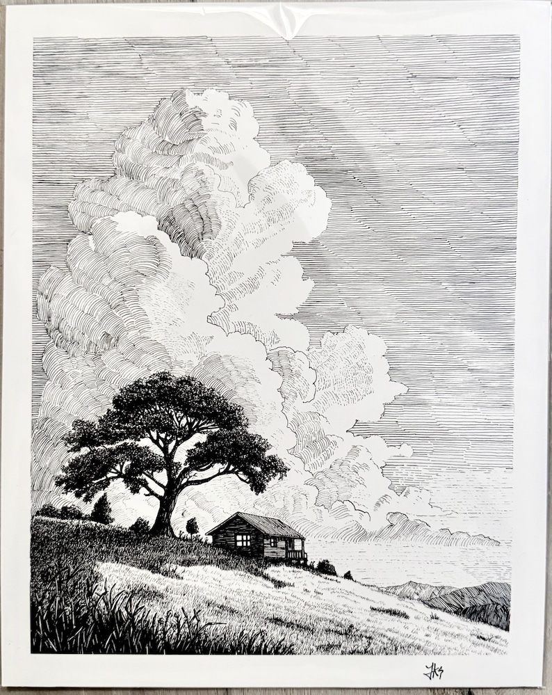 Dream State. Signed Pen and Ink Art Print, 5x7 or 8x10 - Etsy