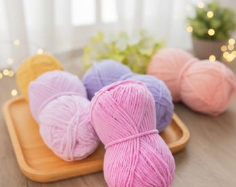 Hilo Chenilla Amigurumi 1 mm: Poliéster suave y afelpado para proyectos de crochet, 46 colores