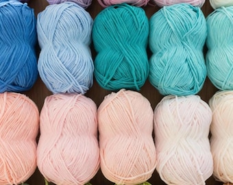 Hilo Chenilla Amigurumi 1 mm: Poliéster suave y afelpado para proyectos de crochet, 46 colores