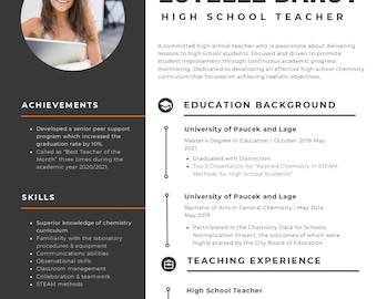 Modèle de CV exécutif : CV Canva moderne et adapté aux ATS (modifiable)