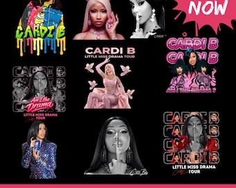 Cardi B PNG Bundle – Diva Hip Hop Clipart, Fashion Street Style (Digital Download)