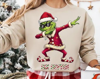 Tampon vert drôle des Fêtes PNG | Clipart Père Noël avec lumières | Meme de Noël PNG | Père Noël en dessin animé festif | Téléchargement instantané