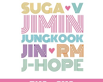 K-pop-inspirerad T-shirtdesign PNG SVG, koreansk musikfanatikergrafik, sublimeringsdesign för konsertstil, digital nedladdning av fram- och baktröja
