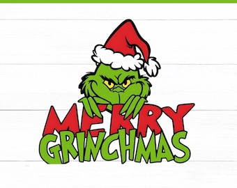 Joyeux Grincheux Clipart | Citation drôle de Noël (PNG, JPG, SVG)