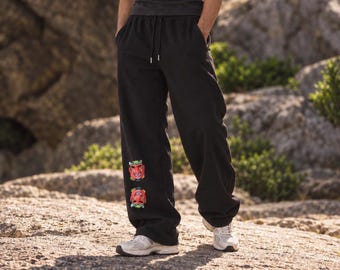 Unisex Vintage Devil Mask Sweatpants
