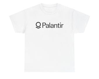 Palantir Logo Unisex Heavy Cotton Tee, Privacy Advocacy