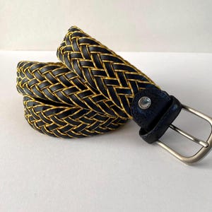 VINTAGE VALENTINO BELT MADE IN ITALY Vintage Valentino Belt Black Suede Rhinestone Horseshoe  main image 3