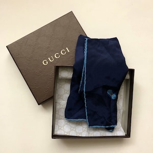 Gucci White Cotton Pocket Square, $130, Gucci
