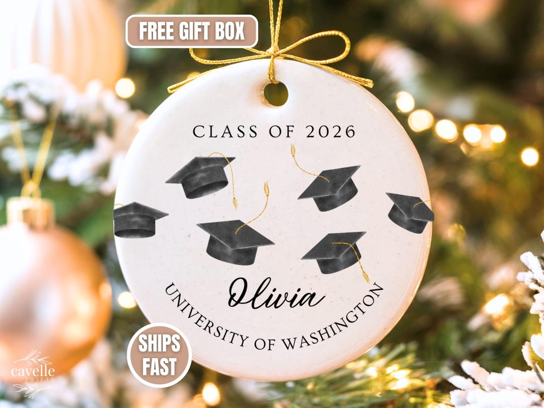 2026 College Graduation Ornament College Graduate Ornament Class of ...
