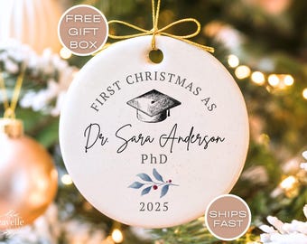 Doctorate ornament,doctorate graduation ornament,phd ornament,phd graduation ornament,phd christmas ornament,phd graduation gifts,phd gifts