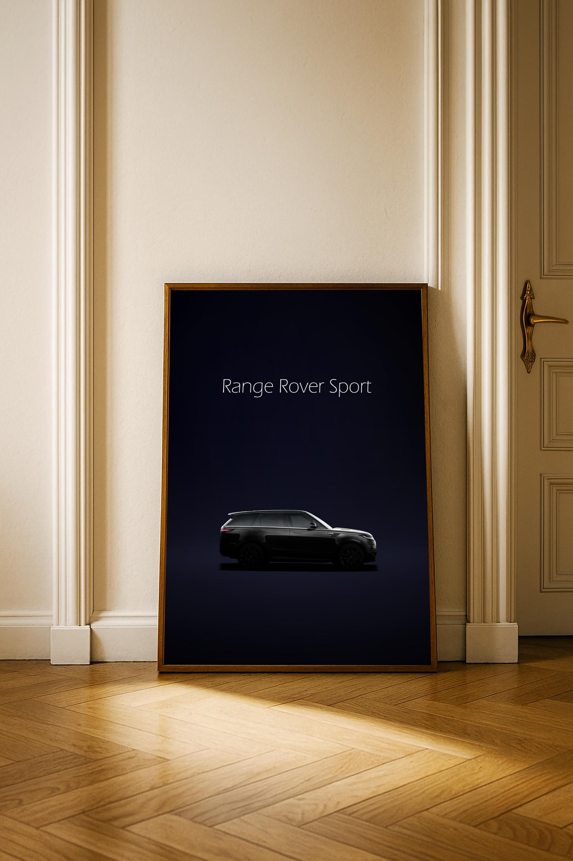 Range Rover Sport Poster | Car Poster | Framed or Unframed or Aluminum ...
