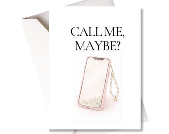 I'm Sorry "Call Me, Maybe?" Card | Apology Card | I’m Sorry Card | Breakup or Oops Card | Relationship Repair Greeting Card | A2