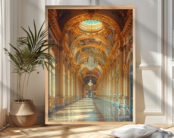 Wien Reise Poster: Österreich Wand Kunst, Wanderlust Haus und Büro Dekor, Geschenk für Reisende