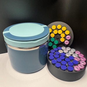 56 Vial - Peptide Cold Storage with Inserts