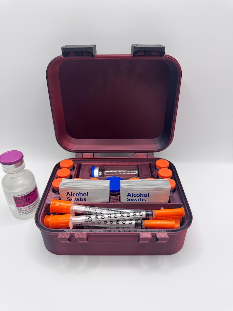 Research Case – Gen 2 - Airtight Organizer for Vials, BAC, Syringes & Alcohol Pads image 12