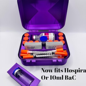 Coolpeps リサーチケース – 第2世代 – バイアル、BAC、注射器、アルコールパッド用の密閉式オーガナイザー