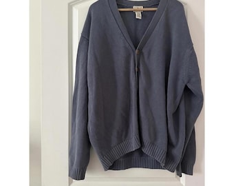Vintage L.L.Bean Button Front Knit Cardigan XXL