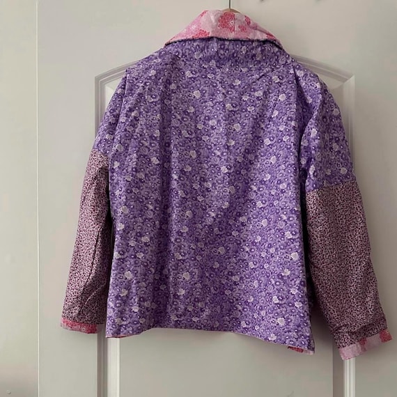Handmade Reversible Patchwork Jacket Size M - image 2
