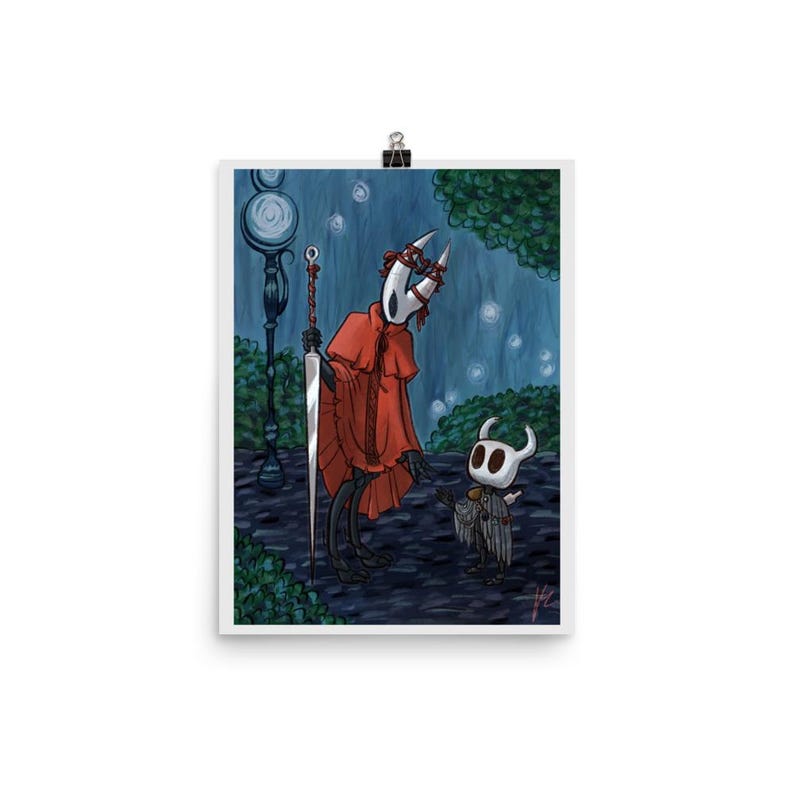 Hornet and the Ghost - Hollow Knight Silksong Poster - Digital Art ...