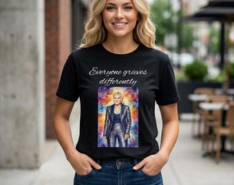 Jeder trauert anders T-Shirt | Aquarell Illustration