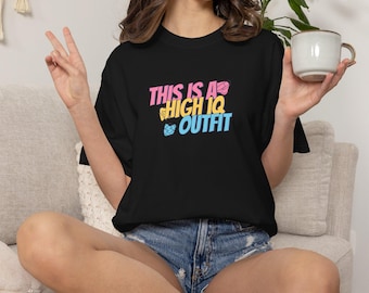 High IQ Outfit tee-shirt. Baron quotes tee