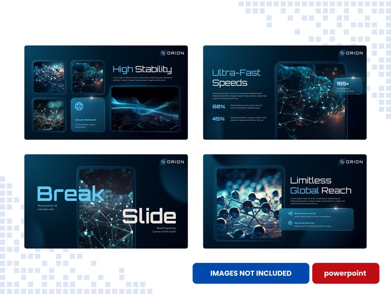 Technology Powerpoint Template | Orion Futuristic Presentation Deck ...
