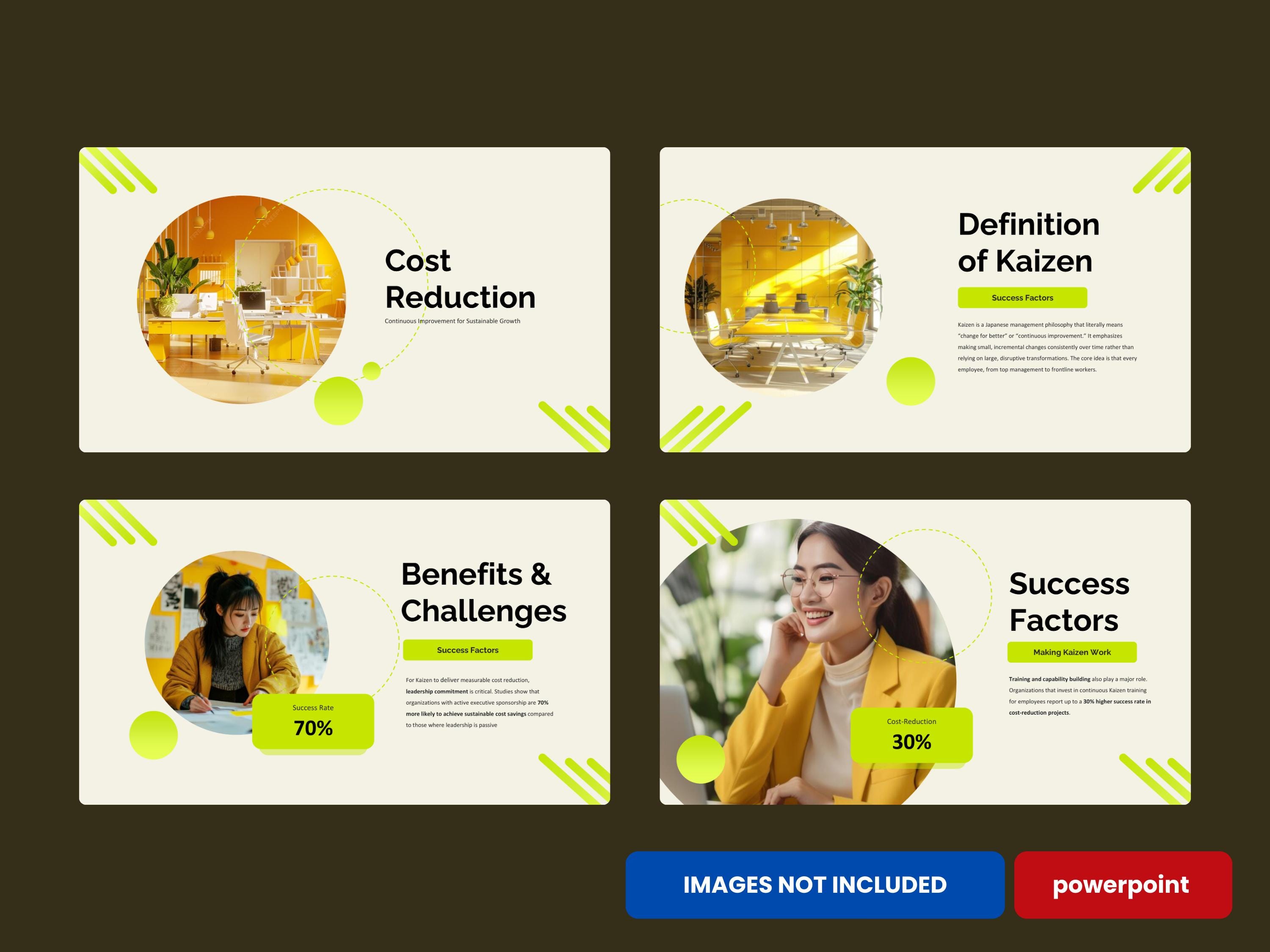 Lean Management Powerpoint Template | Continuous Improvement and ...