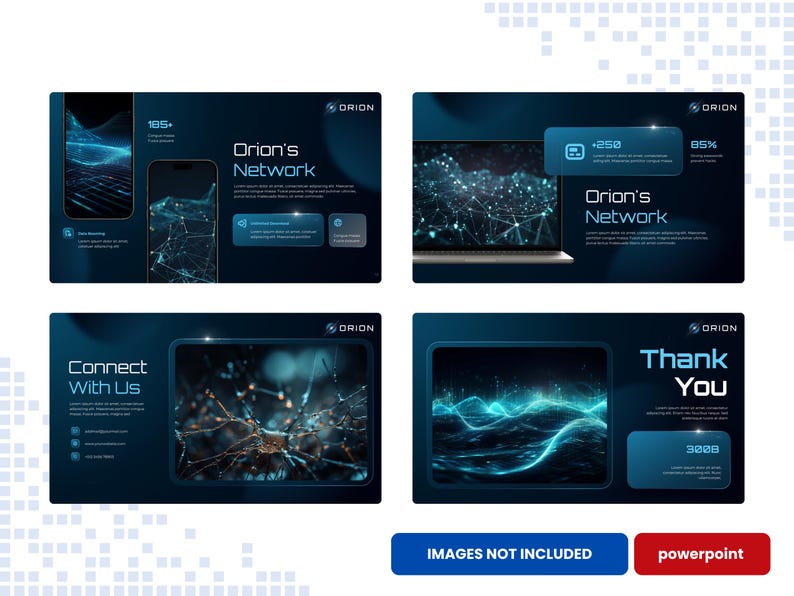Technology Powerpoint Template | Orion Futuristic Presentation Deck ...