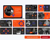 Modern PowerPoint Template | Bold Orange Communication Deck for Corporate, Education, and Workshop Presentations