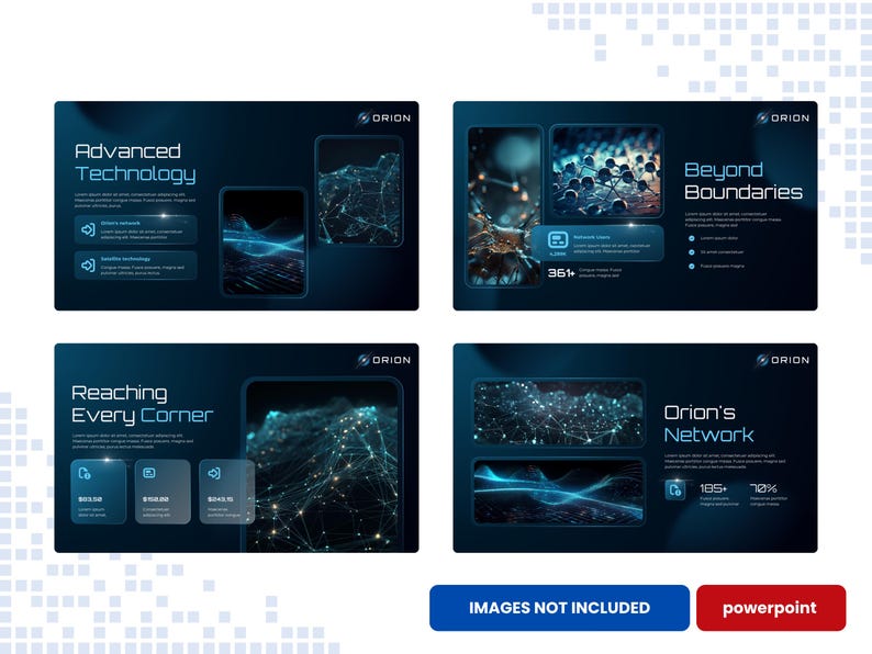 Technology Powerpoint Template | Orion Futuristic Presentation Deck ...